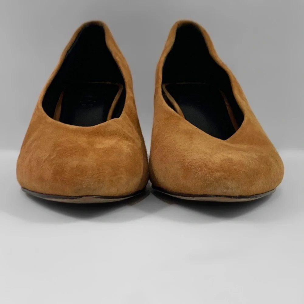 Anthropologie M4DE Suede Block Heel Pumps - Picture 5 of 10